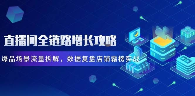 图片[1]-直播间全链路增长秘籍：深度剖析爆品场景流量，数据复盘引领店铺霸榜实战之旅-创享网
