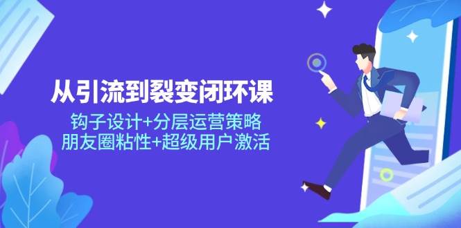 图片[1]-从引流到裂变闭环的精湛课程：匠心独运的钩子设计与分层运营策略，增强朋友圈粘性，激活超级用户潜能-创享网
