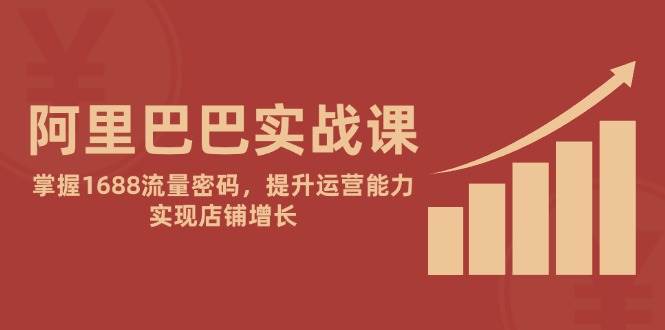 阿里巴巴实战课程揭秘：解锁1688流量宝藏，精进运营策略，驱动店铺飞跃式增长！-创享网