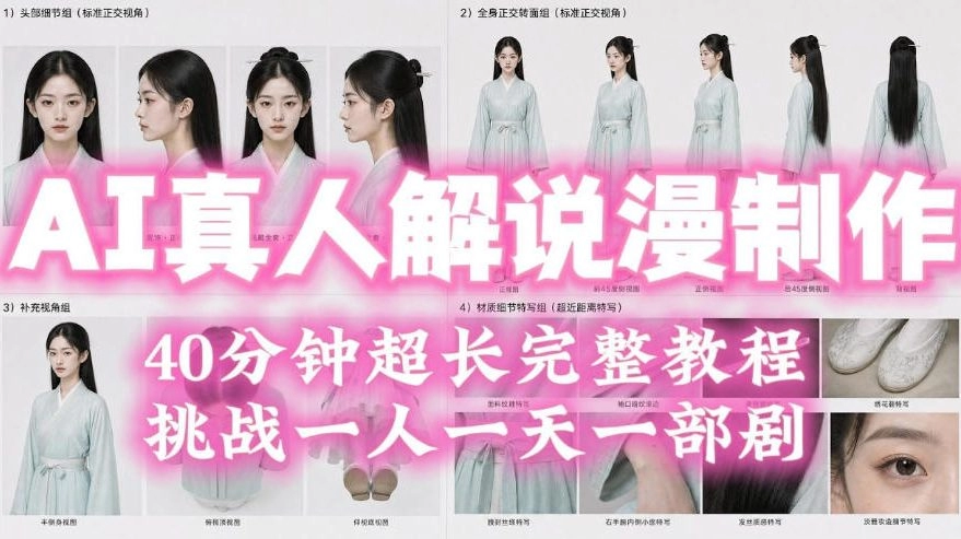AI漫剧批量生产：40分钟完整教程，一人一天一部剧，成本低至3元/分钟-创享网