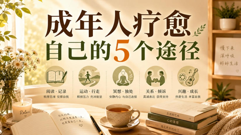 成年人疗愈自己的5个途径-创享网