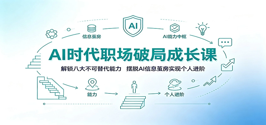 AI时代职场破局课，解锁八大不可替代能力摆脱信息茧房-创享网