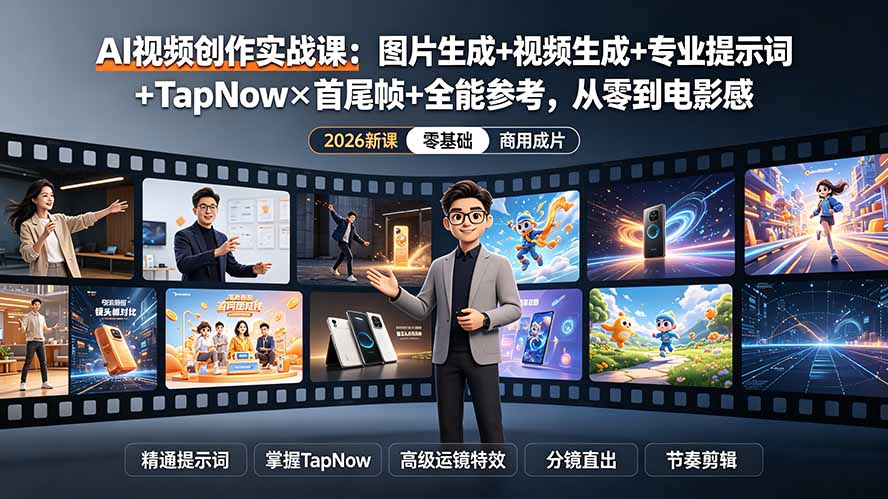 AI视频创作实战:从零到电影感成片,玩转TapNow全能参考与高级运镜-创享网