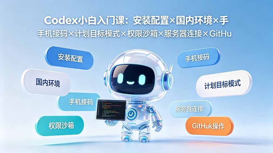 Codex小白入门课:安装配置·国内环境·权限沙箱·GitHub操作全攻略-创享网