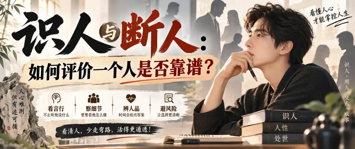 付费文章：识人与断人：如何评价一个人是否靠谱？-创享网