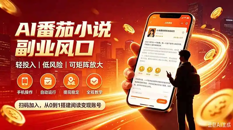 AI番茄全自动挂机｜24小时躺赚副业，轻投入|低风险|可矩阵放大-创享网