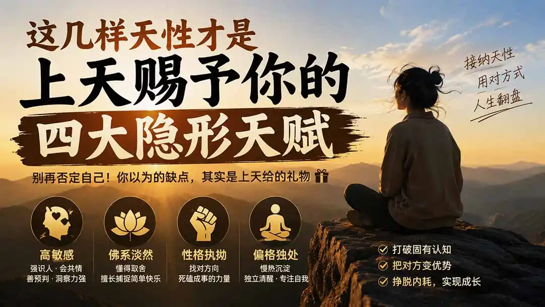 付费文章：这几样天性才是上天赐予你的四大隐形天赋-创享网