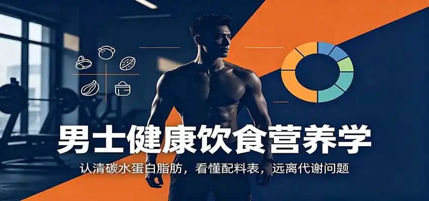 男士健康饮食营养学：认清碳水蛋白脂肪，看懂配料表，远离代谢问题-创享网
