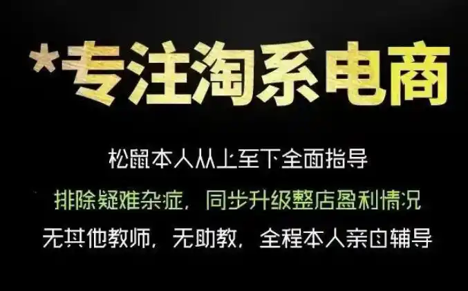 松鼠会电商VIP课程，从基础布局到高阶优化，助你掌握淘宝运营逻辑，提升店铺流量与转化(更新0823)-创享网
