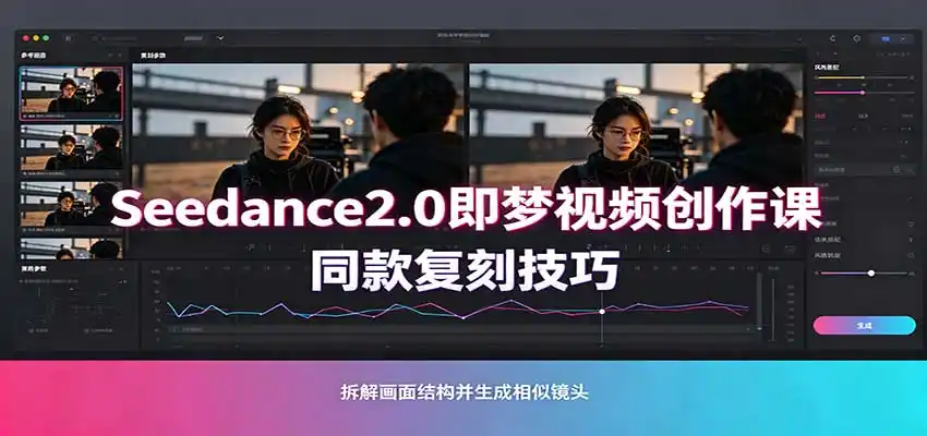 Seedance2.0即梦视频创作课：剧本式视频制作，同款复刻技巧，多行业案例落地教学-创享网
