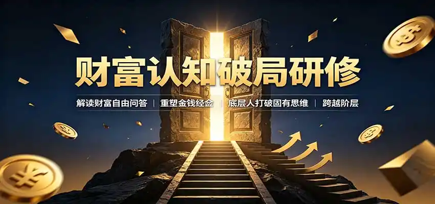 财富认知破局研修：解读”孙割”，重塑金钱观念，底层人打破固有思维跨越阶层-创享网