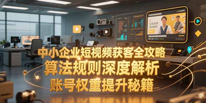 中小企业短视频获客全攻略，算法规则深度解析，账号权重提升秘籍 - 创享网-创享网