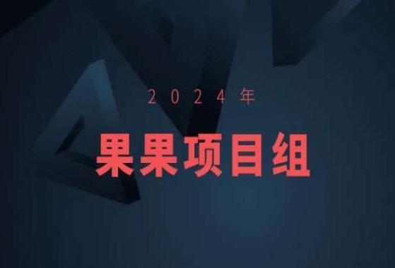 2024年果果项目组项目合集-果果最新项目 - 创享网-创享网