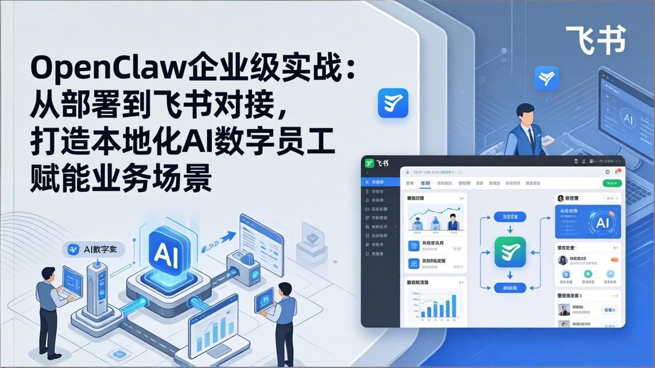 OpenClaw企业级实战：从部署到飞书对接，打造本地化AI数字员工赋能业务场景 - 创享网-创享网