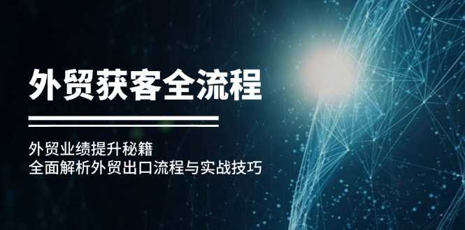 外贸获客全流程：外贸业绩提升秘籍：全面解析外贸出口流程与实战技巧 - 创享网-创享网