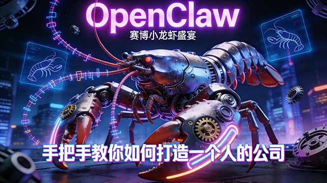 OpenClaw，小龙虾-从产品到爆款的成长之路，手把手教你如何打造一个人的公司-创享网