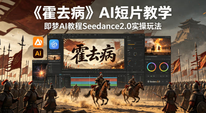 《霍去病》AI短片教学，即梦AI教程Seedance2.0实操玩法-创享网