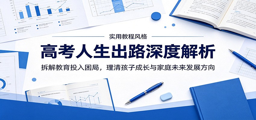 高考人生出路深度解析：拆解教育投入困局，理清孩子成长与家庭未来发展方向-创享网