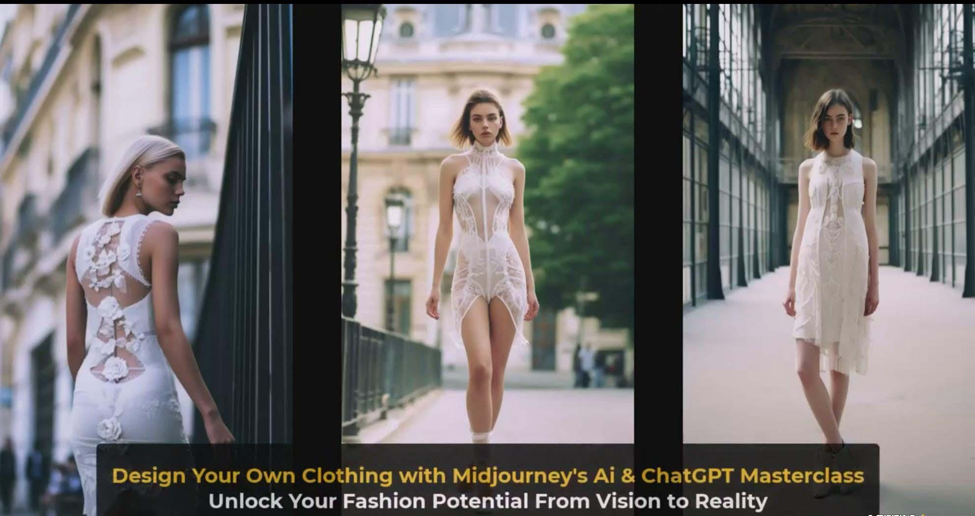 图片[4]-利用 Midjourneys Ai 人工智能设计自己的服装AI大师班-10节课-中英字幕 - 创享网-创享网