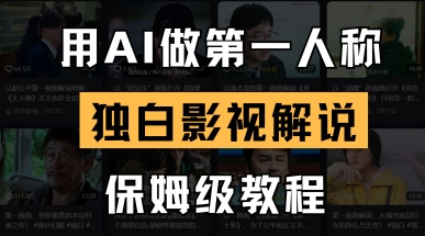 用AI做第一人称独白影视解说，手把手教学，保姆级教程 - 创享网-创享网