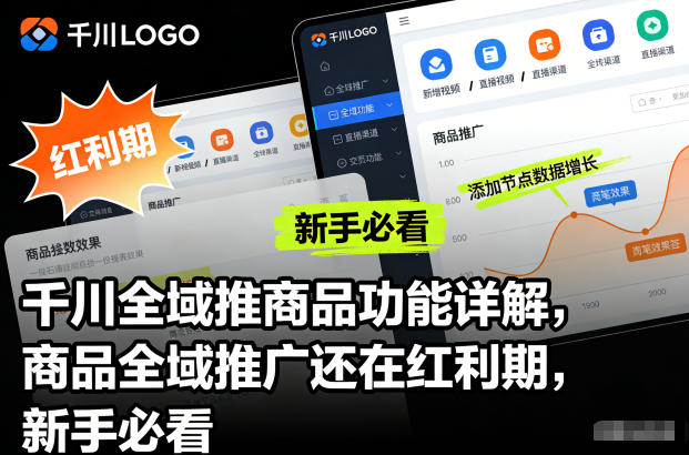 千川全域推商品功能详解,商品全域推广还在红利期,新手必看-创享网