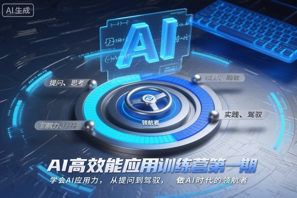 AI高效能应用训练营第一期，学会AI应用力，从提问到驾驭，做AI时代的领航者(更新)-创享网