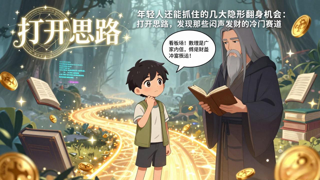 付费文1+2：年轻人还能抓住的几大隐形翻身机会：打开思路，发现那些闷声发财的冷门赛道-创享网