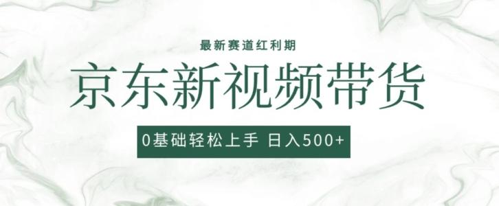 2024最新京东视频带货项目，最新0粉强开无脑搬运爆款玩法，小白轻松上手【揭秘】 - 创享网-创享网