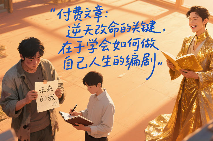 付费文章：逆天改命的关键，在于学会如何做自己人生的编剧-创享网