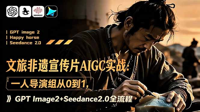 文旅非遗宣传片AIGC实战：一人导演组从0到1，GPT Image2+Seedance2.0全流程-创享网