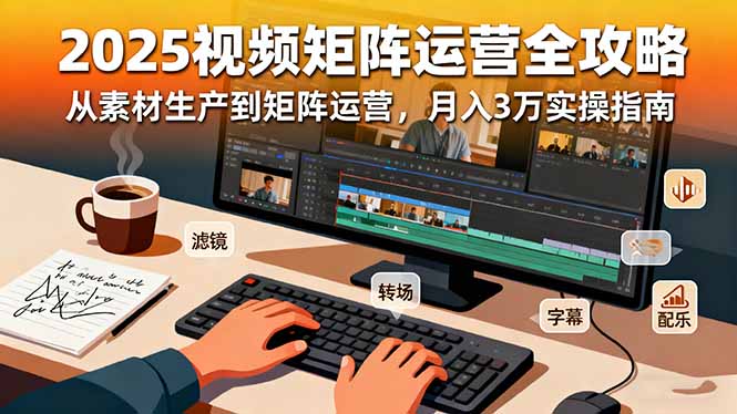 2025短视频矩阵运营全攻略：从素材生产到矩阵运营，月入3万实操指南 - 创享网-创享网