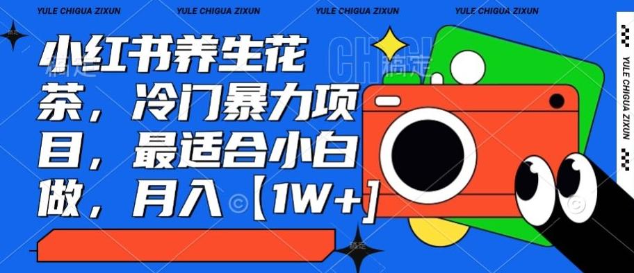 小红书养生花茶，冷门暴力项目，最适合小白做，月入【1W+】 - 创享网-创享网