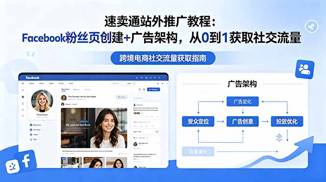 速卖通站外推广教程：Facebook粉丝页创建+广告架构，从0到1获取社交流量-创享网