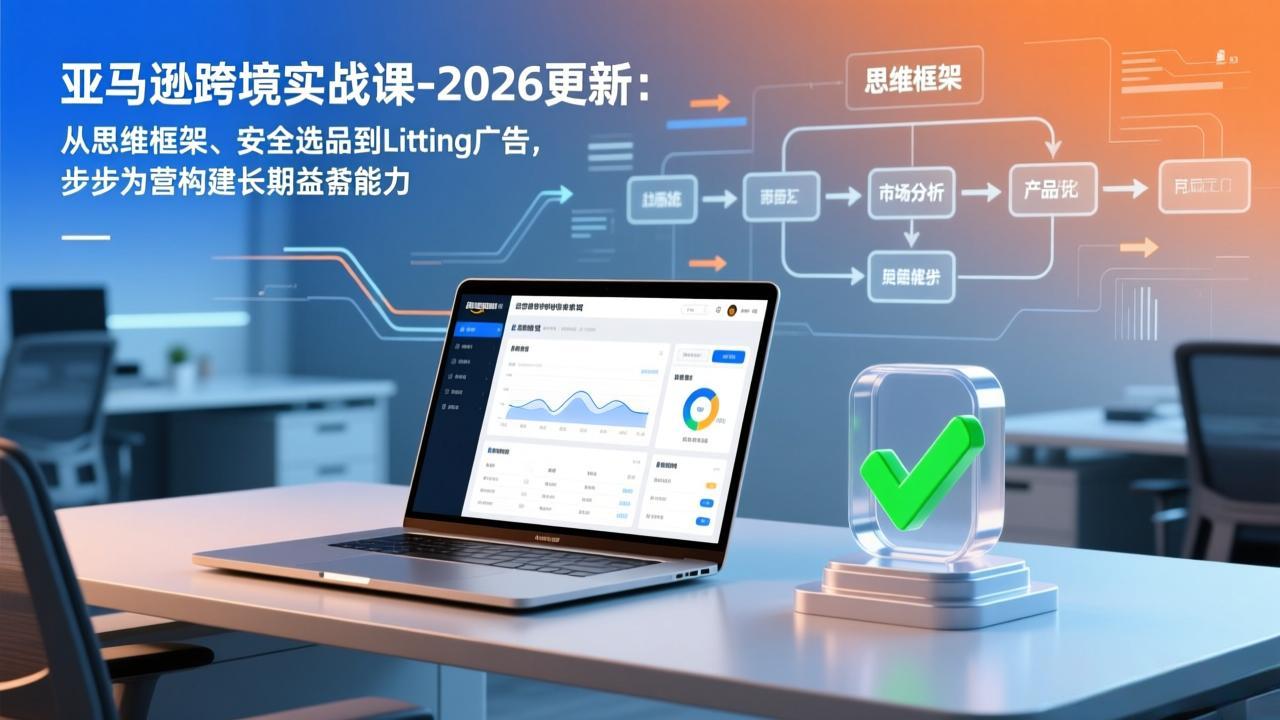 亚马逊跨境实战课-2026更新：从思维框架、安全选品到Listing广告，步步为营构建长期盈利能力-创享网