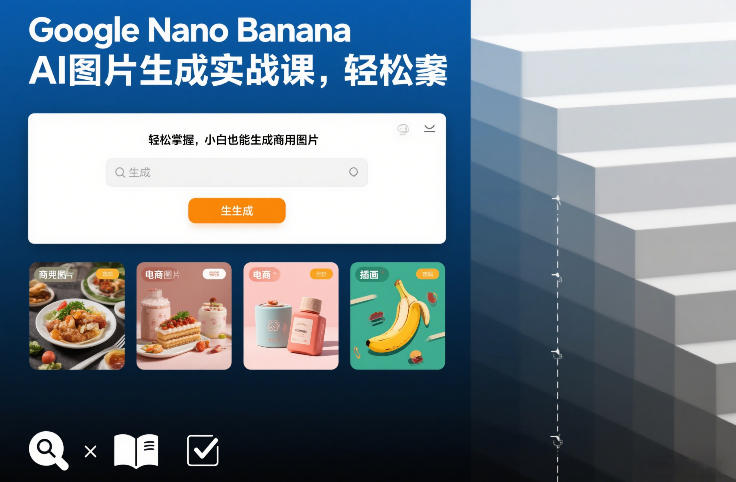 Google Nano Banana AI图片生成实战课，轻松掌握，小白也能生成商用图片-创享网