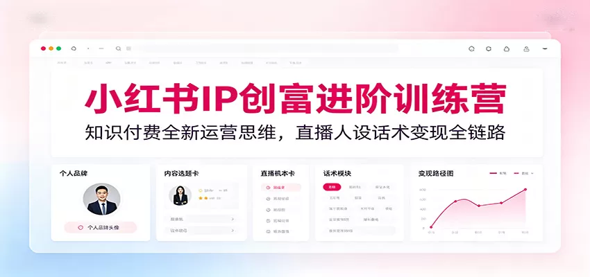 知识博主别再瞎直播！2026小红书IP高阶变现玩法，普通人也能做高溢价知识账号-创享网
