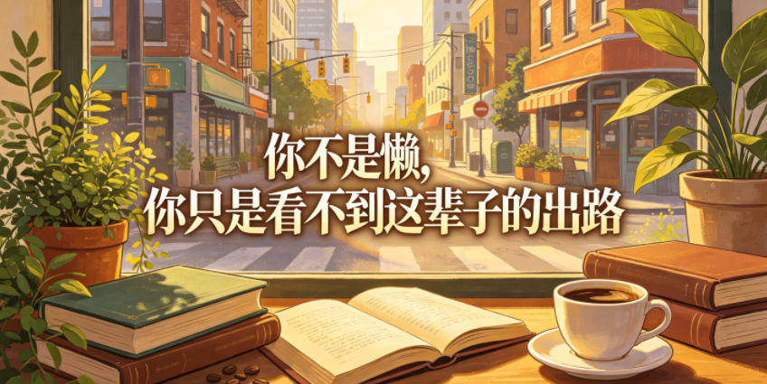 付费文章：你不是懒，你只是看不到这辈子的出路-创享网
