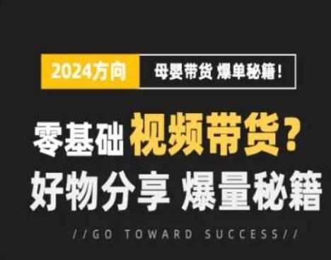 短视频母婴赛道实操流量训练营，零基础视频带货，好物分享，爆量秘籍 - 创享网-创享网