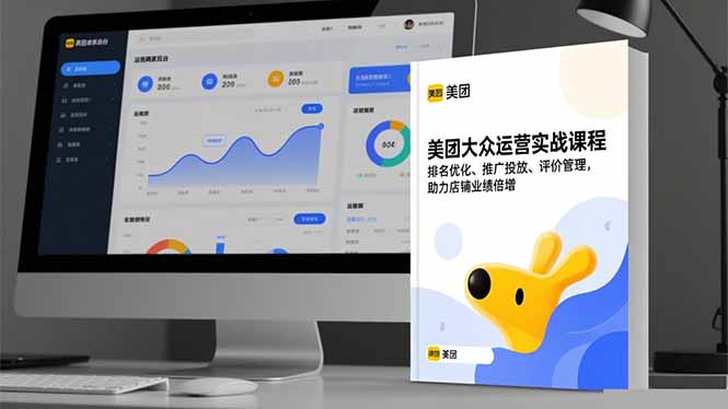 美团大众运营实战课程，排名优化、推广投放、评价管理，助力店铺业绩倍增-创享网