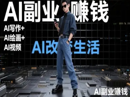 AI改变生活(Ai写作+AI绘画+Ai视频)，AI副业挣钱 - 创享网-创享网