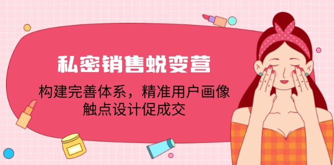 私密销售蜕变营：构建完善体系，精准用户画像，触点设计促成交 - 创享网-创享网