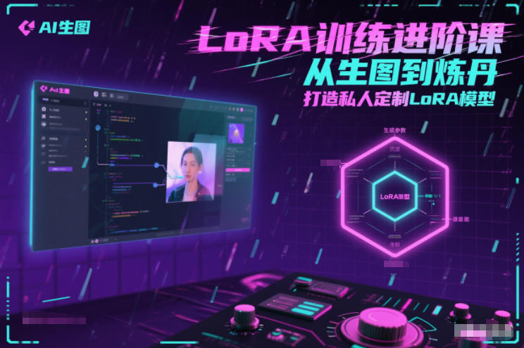 LoRA训练进阶课，从生图到炼丹，打造私人定制LoRA模型-创享网