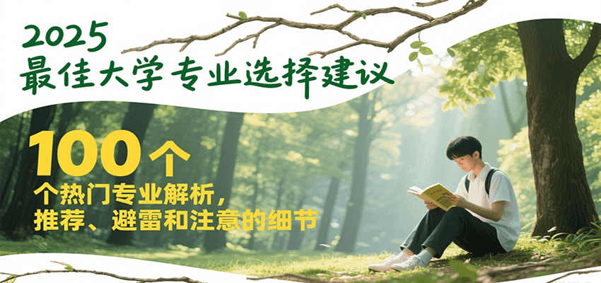 2025最佳大学专业选择建议，100个热门专业解析，推荐、避雷和注意的细节 - 创享网-创享网