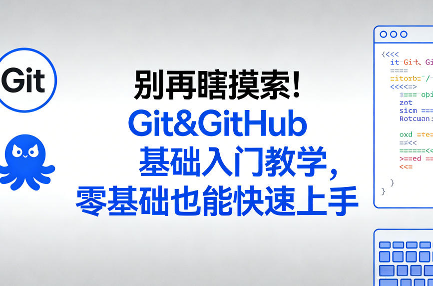 别再瞎摸索！Git&GitHub基础入门教学，零基础也能快速上手 - 创享网-创享网