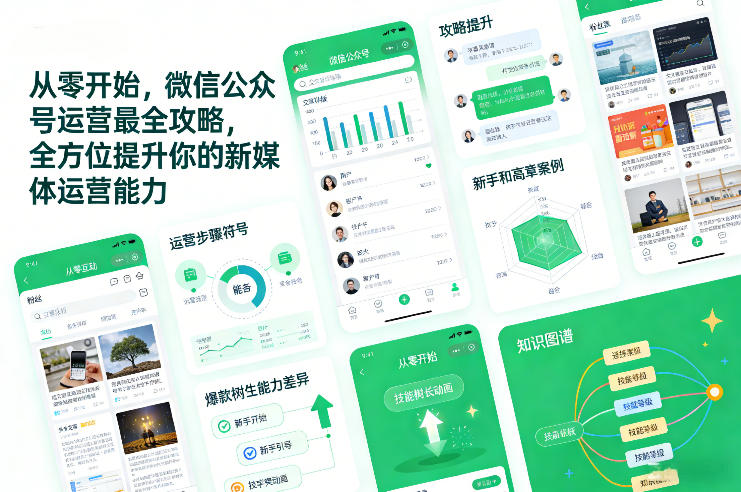 从零开始，微信公众号运营最全攻略，全方位提升你的新媒体运营能力-创享网
