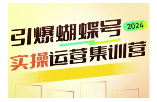 引爆蝴蝶号实操运营，助力你深度掌握蝴蝶号运营，实现高效实操，开启流量变现之路 - 创享网-创享网