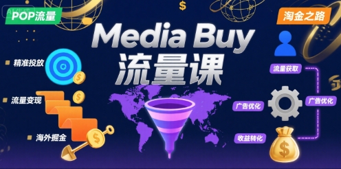 Media Buy之POP流量课，带你开启海外Media Buy淘金之路 - 创享网-创享网