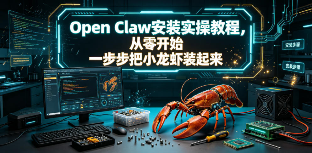 Open Claw安装实操教程，从零开始一步步一步步把小龙虾装起来-创享网