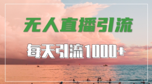 抖音快手视频号全平台通用，无人直播引流法，超暴力引流1000+高质量精准创业粉【揭秘】 - 创享网-创享网