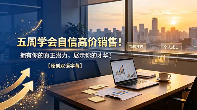五周学会自信高价销售！拥有你的真正潜力，展示你的才华！【原创双语字幕】 - 创享网-创享网